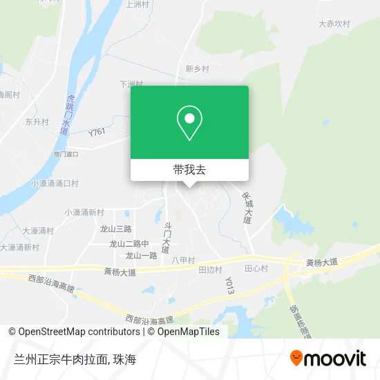 兰州正宗牛肉拉面地图