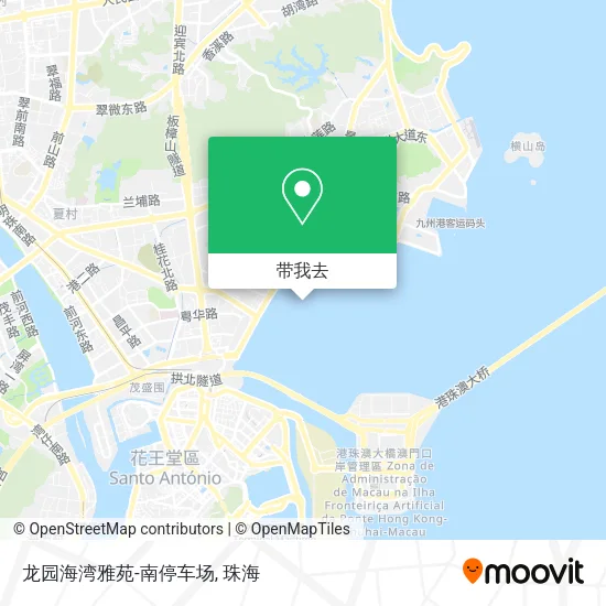 龙园海湾雅苑-南停车场地图