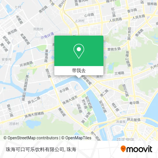 珠海可口可乐饮料有限公司地图