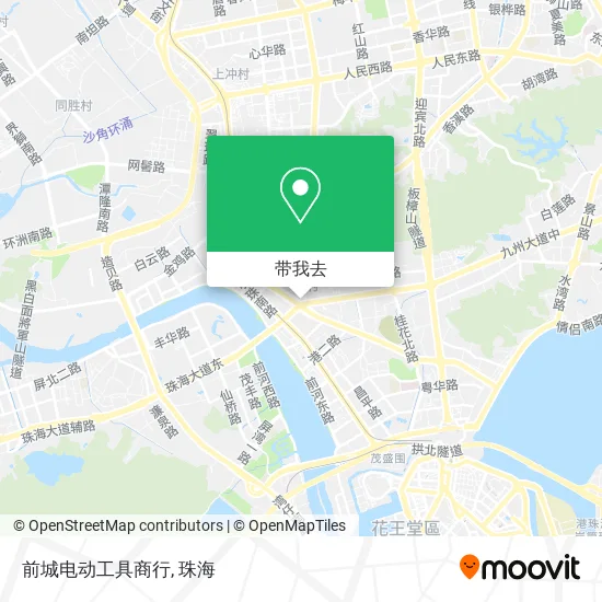 前城电动工具商行地图