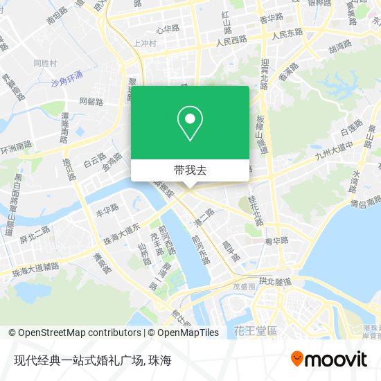 现代经典一站式婚礼广场地图