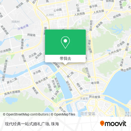现代经典一站式婚礼广场地图