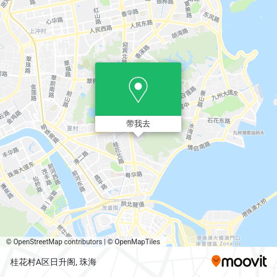 桂花村A区日升阁地图
