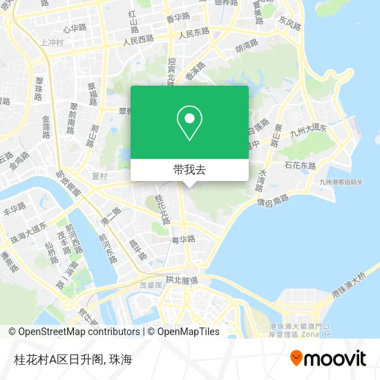 桂花村A区日升阁地图