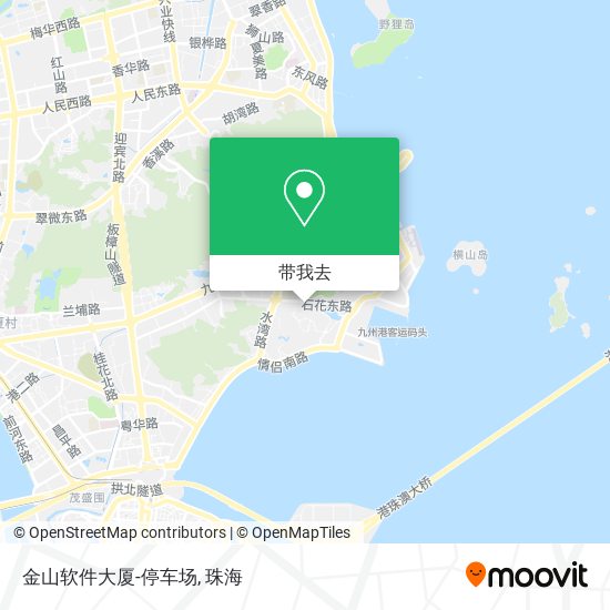 金山软件大厦-停车场地图