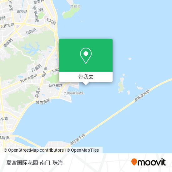 夏宫国际花园-南门地图
