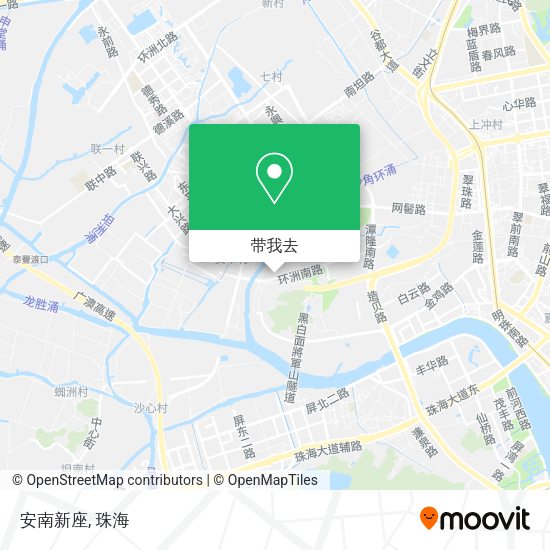 安南新座地图