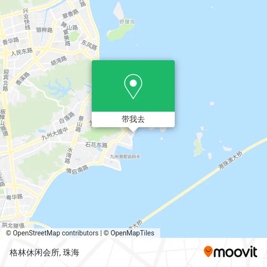 格林休闲会所地图