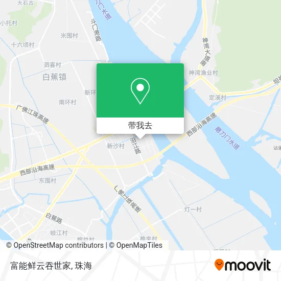 富能鲜云吞世家地图