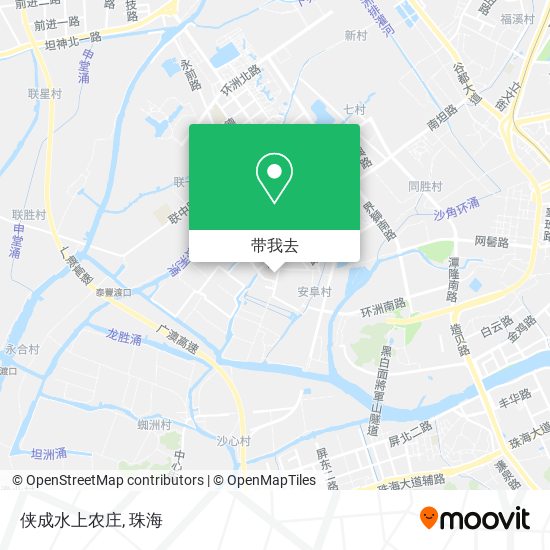 侠成水上农庄地图