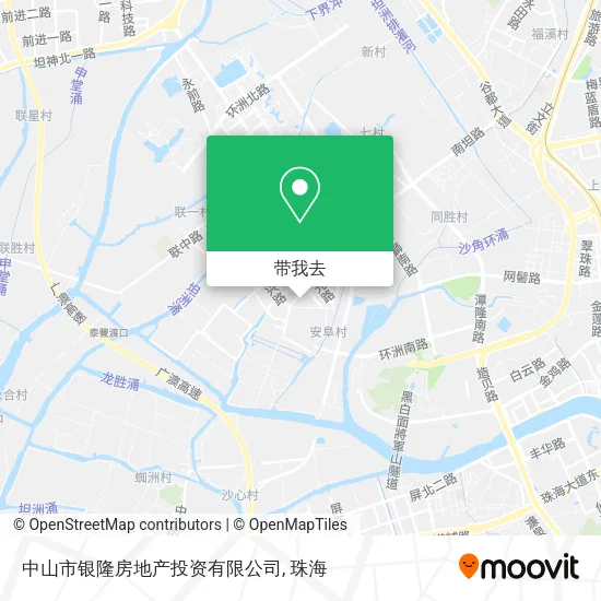 中山市银隆房地产投资有限公司地图