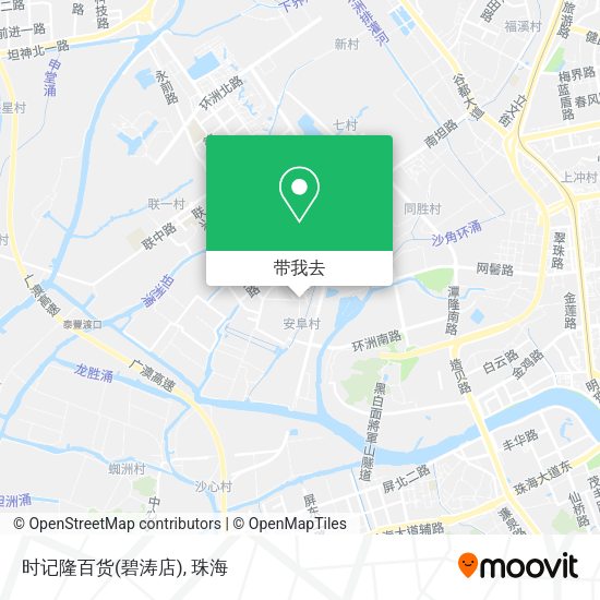 时记隆百货(碧涛店)地图