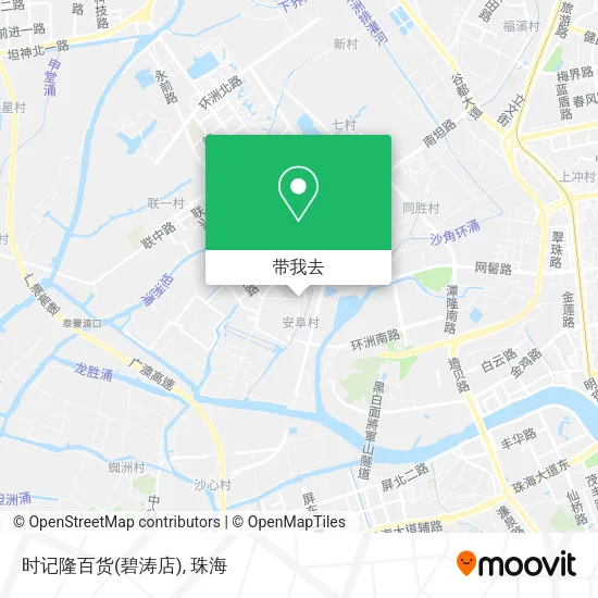 时记隆百货(碧涛店)地图