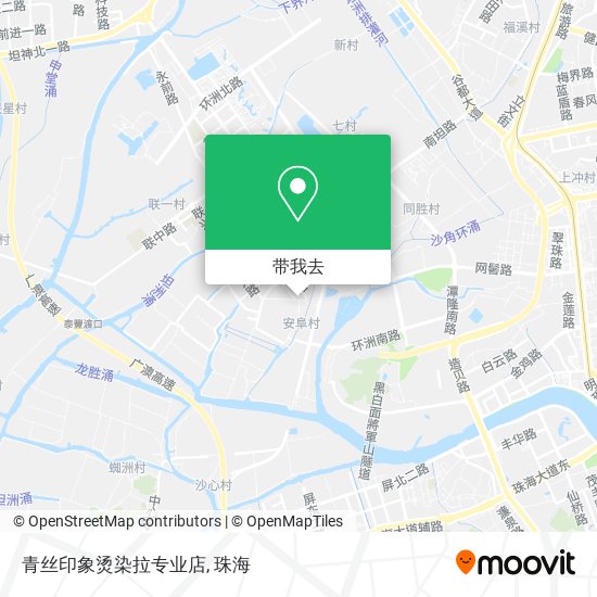 青丝印象烫染拉专业店地图