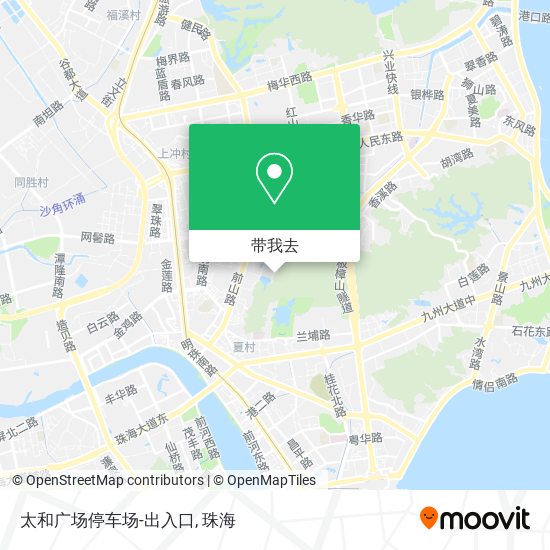 太和广场停车场-出入口地图