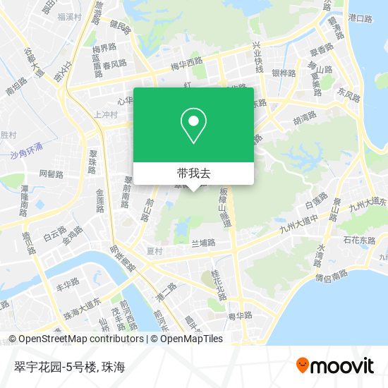 翠宇花园-5号楼地图
