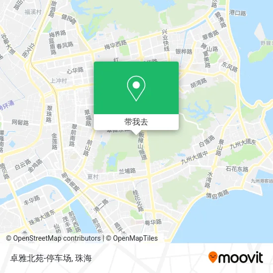 卓雅北苑-停车场地图
