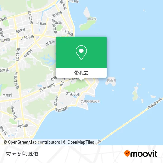 宏运食店地图