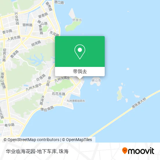 华业临海花园-地下车库地图