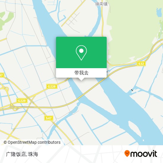 广隆饭店地图