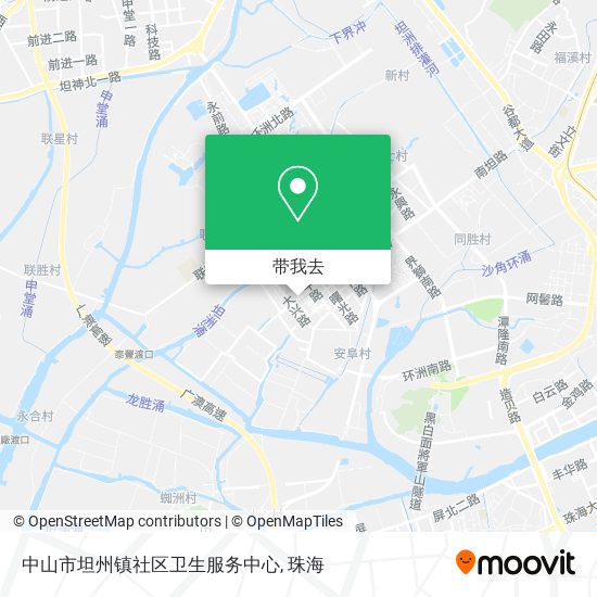 中山市坦州镇社区卫生服务中心地图