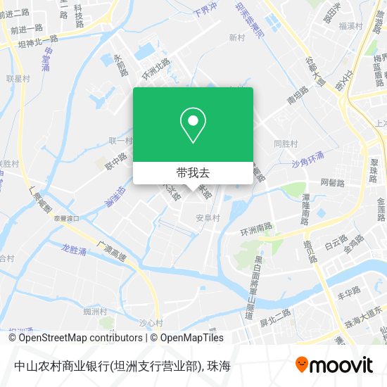 中山农村商业银行(坦洲支行营业部)地图