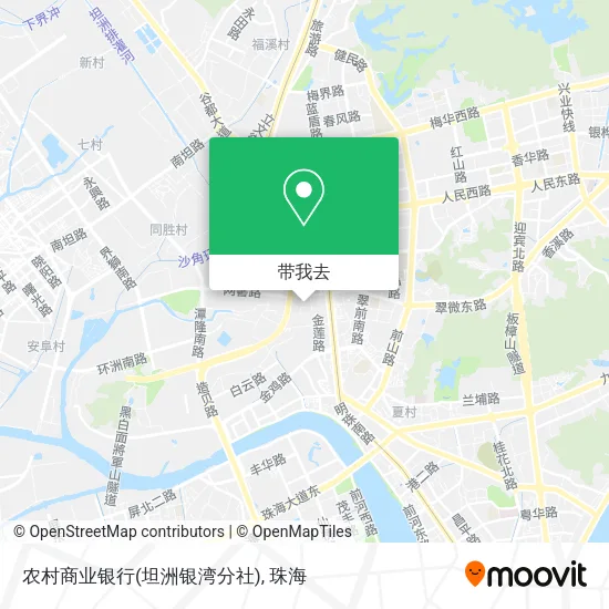 农村商业银行(坦洲银湾分社)地图