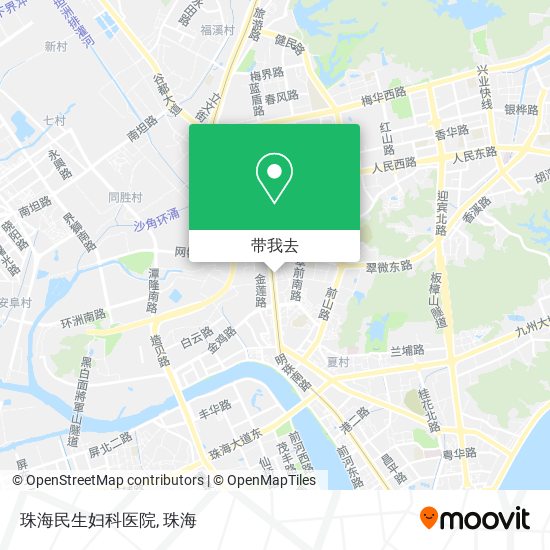 珠海民生妇科医院地图