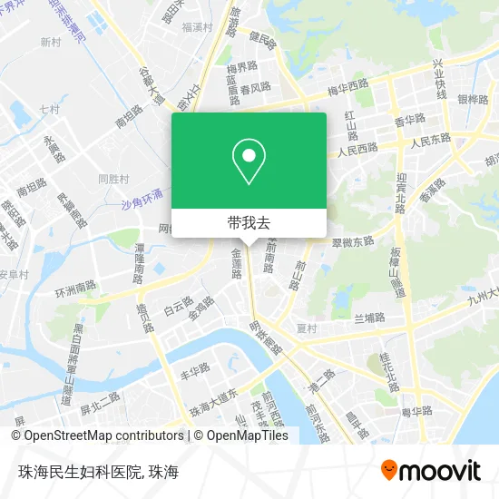 珠海民生妇科医院地图