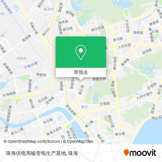 珠海供电局输变电生产基地地图