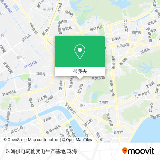 珠海供电局输变电生产基地地图
