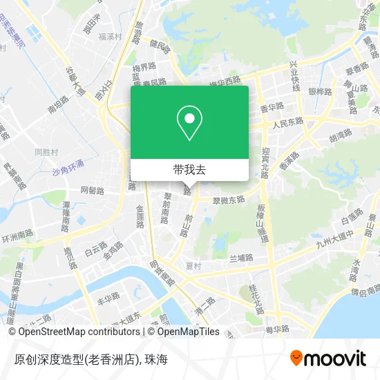 原创深度造型(老香洲店)地图