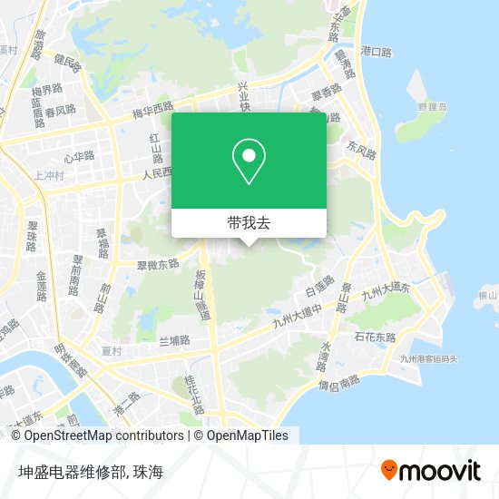 坤盛电器维修部地图