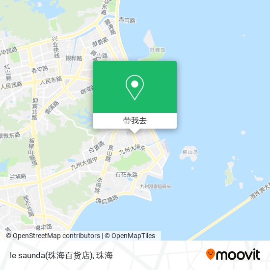 le saunda(珠海百货店)地图