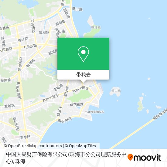 中国人民财产保险有限公司(珠海市分公司理赔服务中心)地图