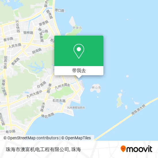 珠海市澳富机电工程有限公司地图