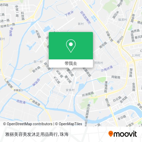 雅丽美容美发沐足用品商行地图