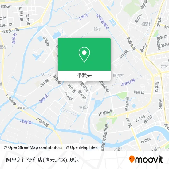 阿里之门便利店(腾云北路)地图