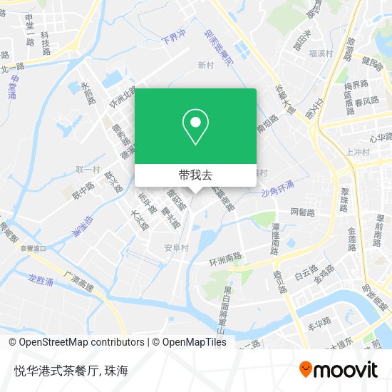 悦华港式茶餐厅地图