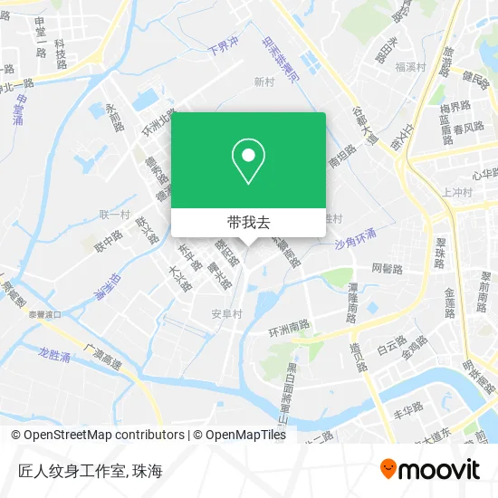 匠人纹身工作室地图