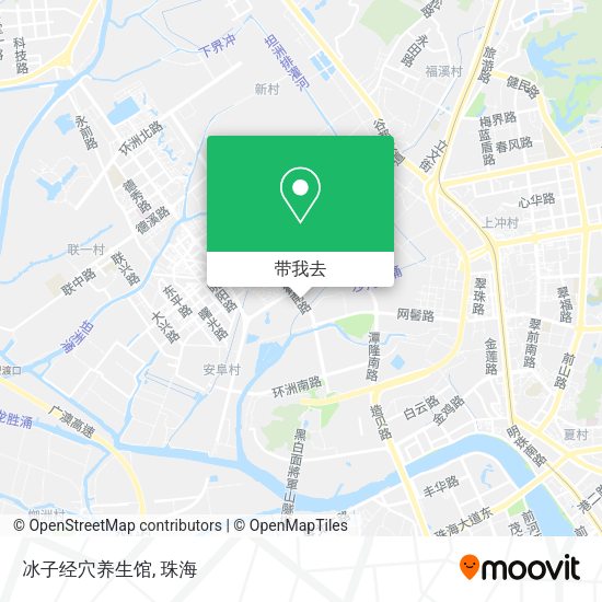 冰子经穴养生馆地图