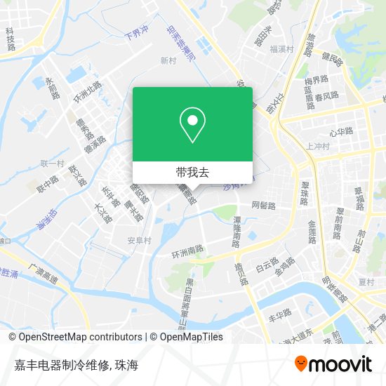 嘉丰电器制冷维修地图