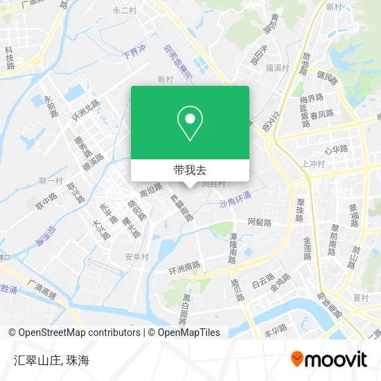 汇翠山庄地图