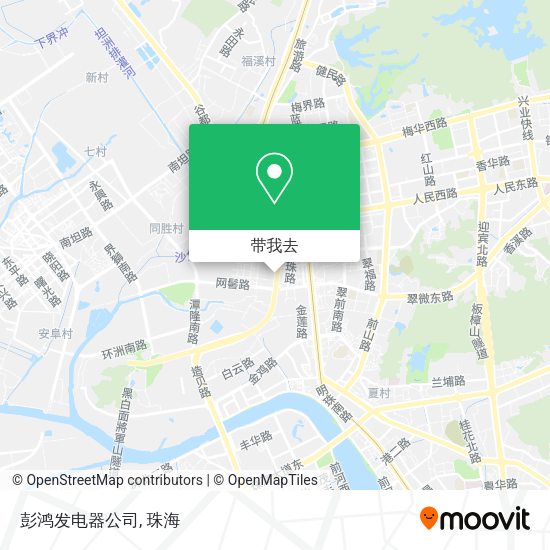 彭鸿发电器公司地图