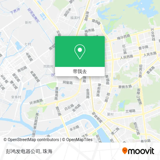 彭鸿发电器公司地图