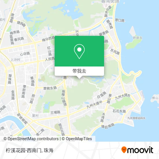 柠溪花园-西南门地图