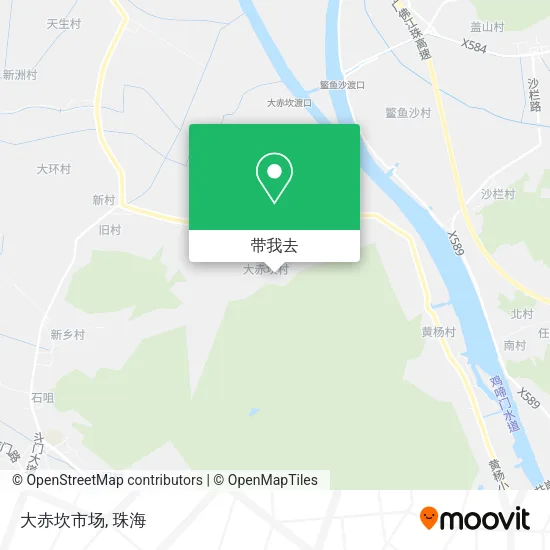 大赤坎市场地图