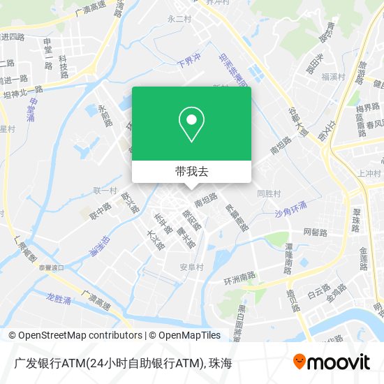 广发银行ATM(24小时自助银行ATM)地图
