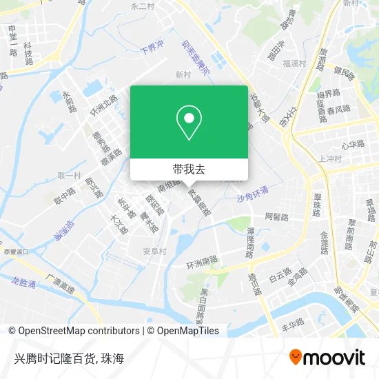 兴腾时记隆百货地图