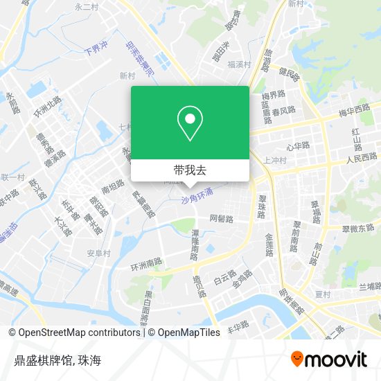 鼎盛棋牌馆地图